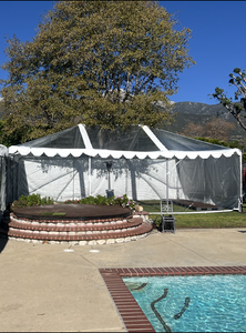 20' x 30' Clear Top Commercial Tent