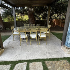 Gold Resin Chiavari